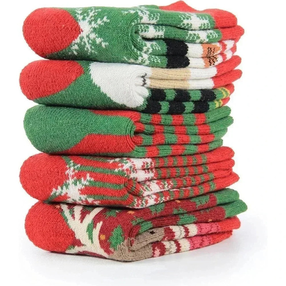 Women Warm Winter Thick Boots  Socks Christmas Gift Box - Picture 2 of 9